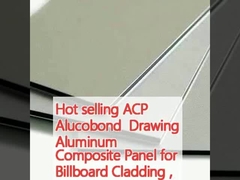 Gorąca sprzedaż ACP Alucobond Drawing Aluminium Composite Panel for Billboard Cladding, ściana zasłonowa, okna i dekoracja wnętrza, schronienie wewnętrzne