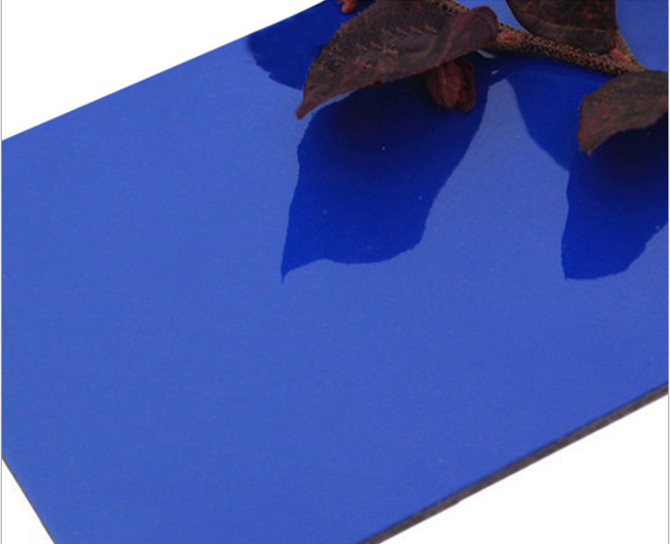 Lustro Aluminiowy Panel Kompozytowy PE PVDF Powłoka 0,3 mm Aluminiowe Srebro Miedź Złoto