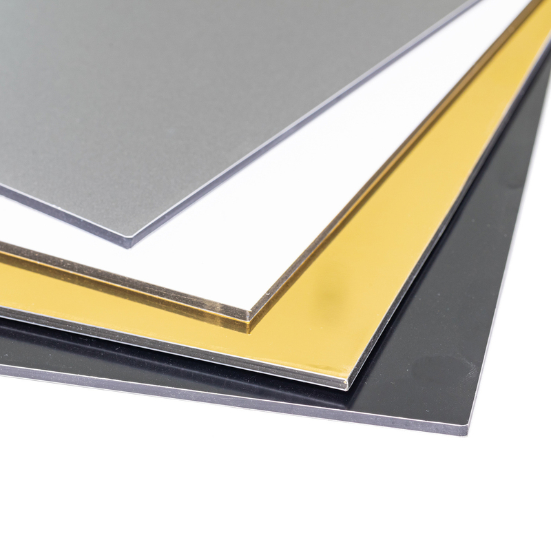 4*0,3mm PVDF powlekany aluminiowy panel kompozytowy ACP do materiałów budowlanych i dekoracji zewnętrznej