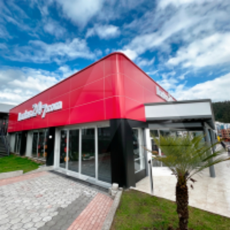 Dekoracyjny materiał budowlany B1 Ognioodporny panel z aluminium