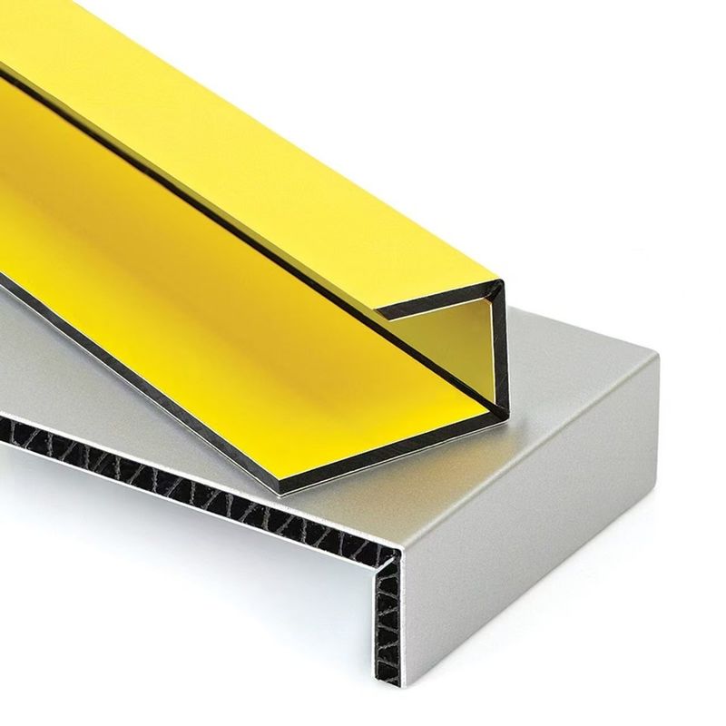 Ognioodporny aluminiowy panel kompozytowy Alucobond Standard A2 ACM 4 mm, lekki do ścian osłonowych