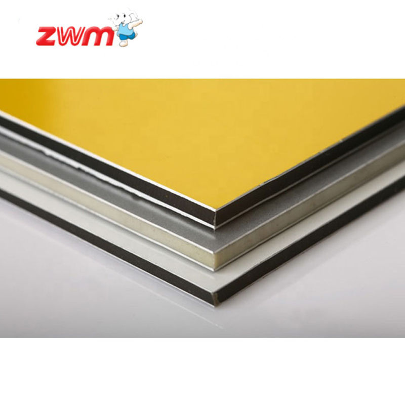 Bestseller ACM Dibond Aluminium Composite Panel 3mm, powłoka PE, płaska powierzchnia i łatwa drukowanie na tablicy