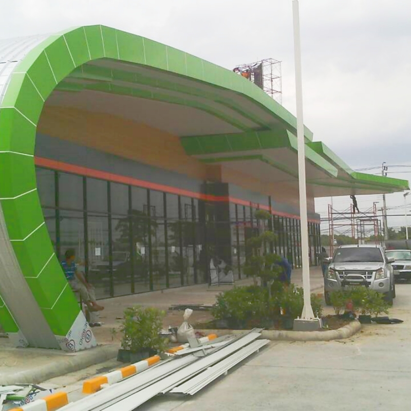 1500*5000*4mm PVDF Aluminium Composite Panel Acm do ścian zasłonowych i okładzin zewnętrznych
