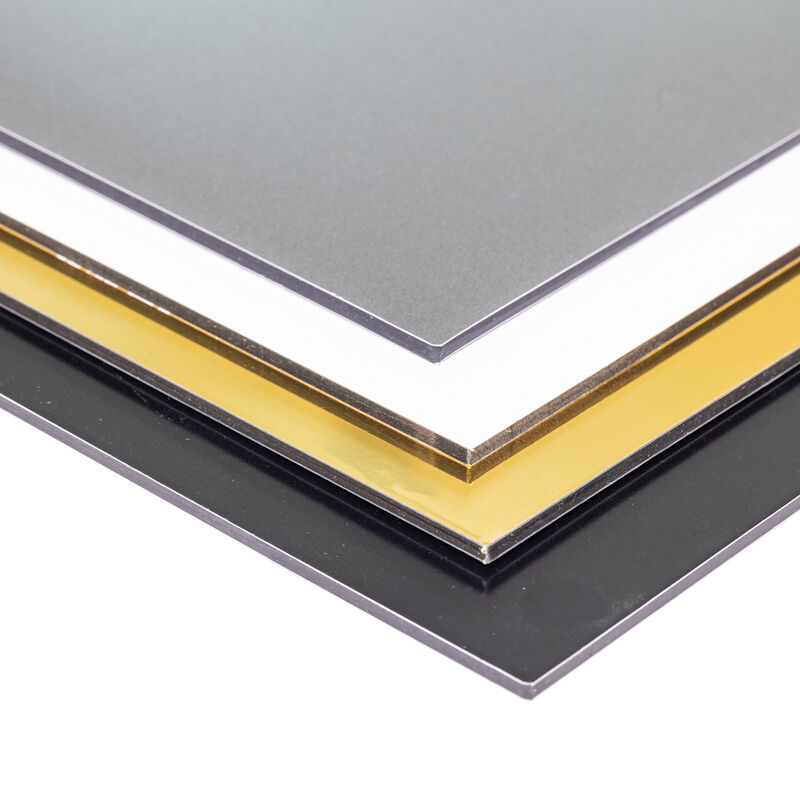 Wytrzymałe, lekkie, odporne na działanie pogody, 4 mm PVDF powlekane panele z aluminium złożonego do ścian zewnętrznych