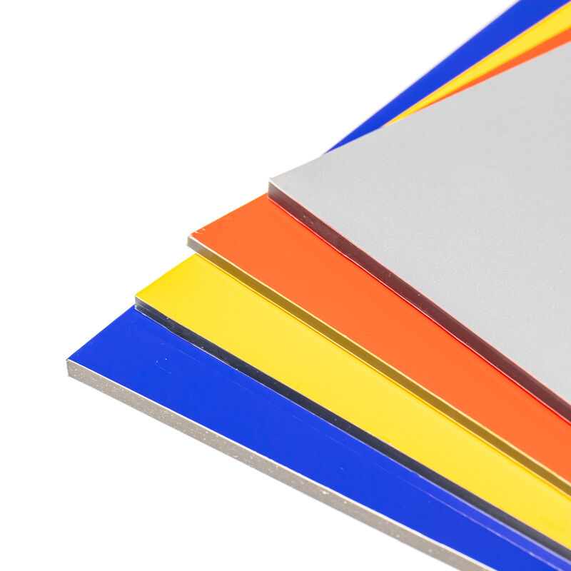 Wytrzymałe, lekkie, odporne na działanie pogody, 4 mm PVDF powlekane panele z aluminium złożonego do ścian zewnętrznych