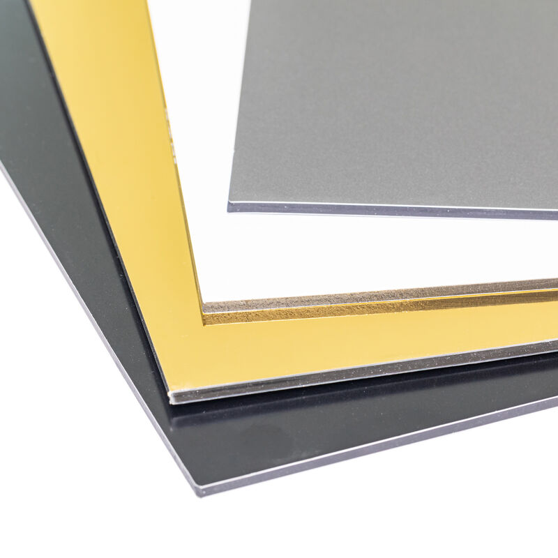 ISO 9001 Wytwórnia 4mm ACP Sheet PVDF powłoka ekonomiczna i trwała dla fasady budynku Szybka wysyłka