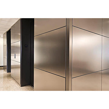 OEM Custom Anodized ACP 3mm, powłoka PVDF, anty-śramki dla dekoracji hotelowej Metro Hall