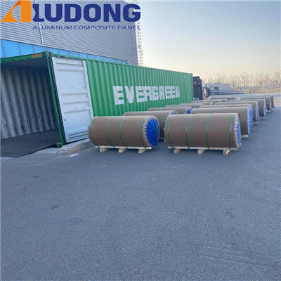 0.18mm Ultra Thin Glossy PE / PVDF Coated Aluminium Coil For Signage Cladding Printing