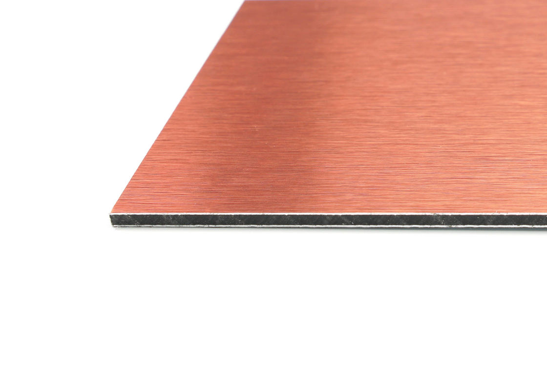 Wysokiego połysku aluminiowy panel kompozytowy z powłoką PVDF ostateczna ochrona powierzchni budynku