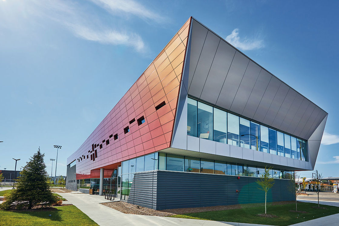 PE powlekany lekki i elegancki panel z aluminium kompozytowego o wysokim połysku do współczesnych budowli