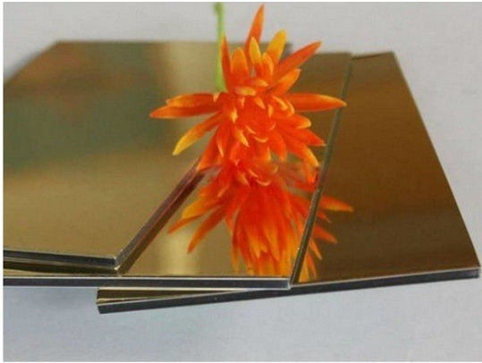 Lustro Aluminiowy Panel Kompozytowy do Dekoracji Architektonicznych Lekkie Wysoka Twardość Odporny na Warunki Pogodowe