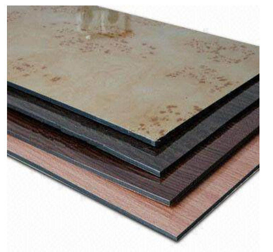 Lustrzane nietłukące marmurowe panele aluminiowe Acm do dekoracji wnętrz 6 mm