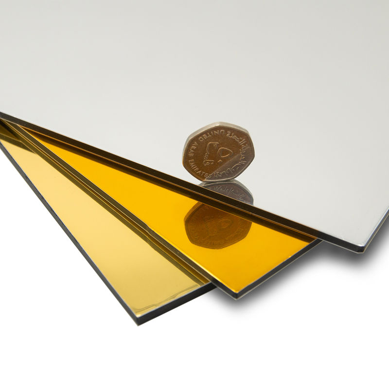 Lustro Polerowany Panel Aluminiowy 0,04-0,5 mm Rdzeń polietylenowy 30%-70% Błysk 1220-2000 mm Certyfikowany ISO