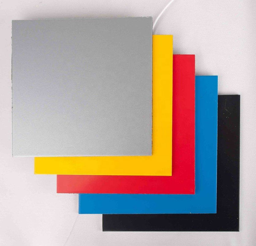 Reklama Fascia 1250mm 1500mm PVDF ACP Alucobond Drawing Aluminium Composite Panel For Curtain Wall Eaves Indoor Shelter