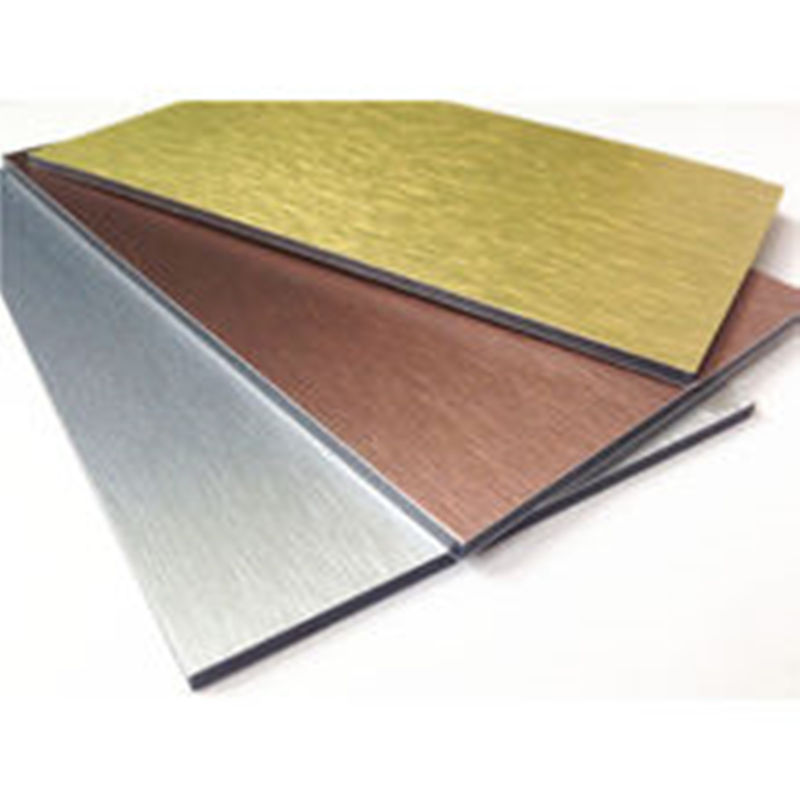 Reklama Fascia 1250mm 1500mm PVDF ACP Alucobond Drawing Aluminium Composite Panel For Curtain Wall Eaves Indoor Shelter