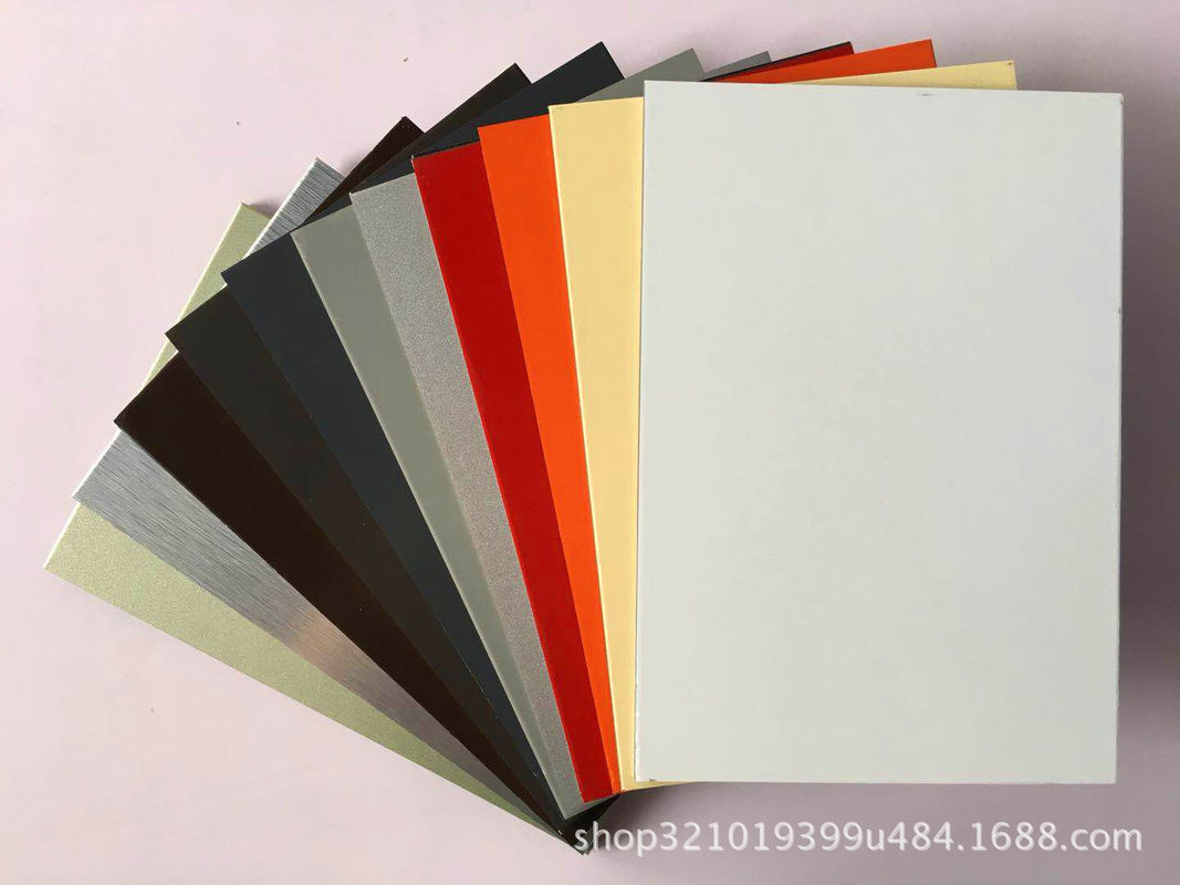 Reklama Fascia 1250mm 1500mm PVDF ACP Alucobond Drawing Aluminium Composite Panel For Curtain Wall Eaves Indoor Shelter