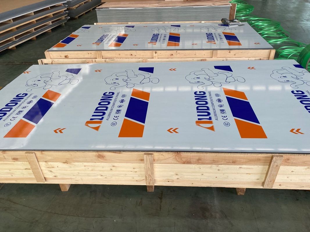 Wysokiej wydajności UV drukowalny panel z aluminium kompozytowego do lekkiej i eleganckiej konstrukcji z powłoką nano-PVDF