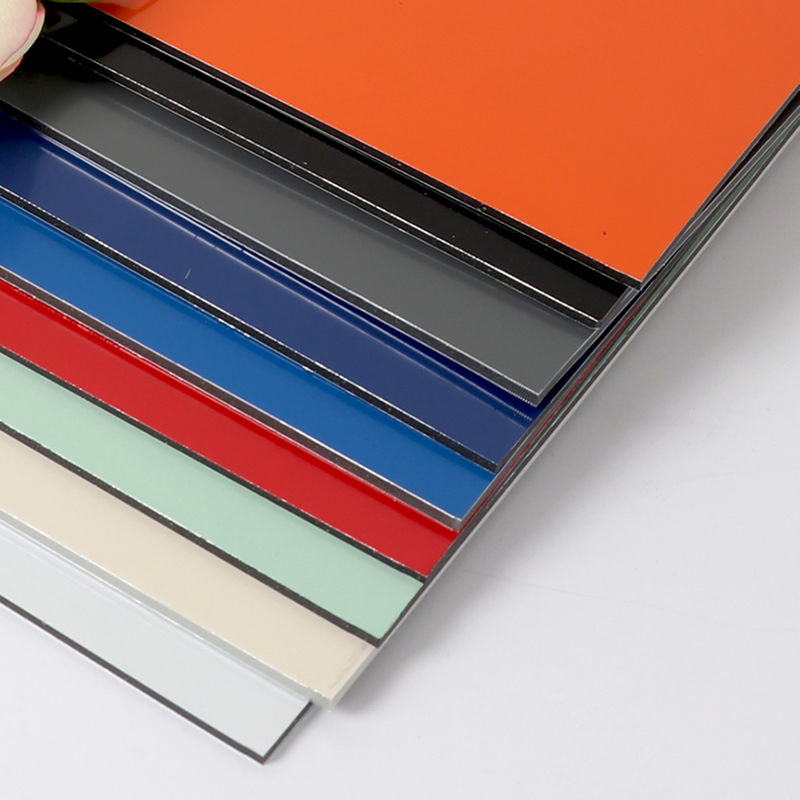 Reklama PE Core 0,3 mm ACP Alucobond Drawing Aluminium Composite Panel For Curtain Wall Eaves Indoor Shelter