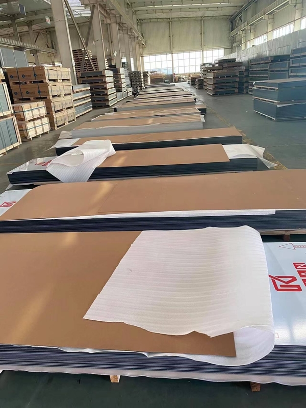 3mm PVDF powlekane ACP metaliczne kolory lustra z drewna granitowego o wysokim połysku
