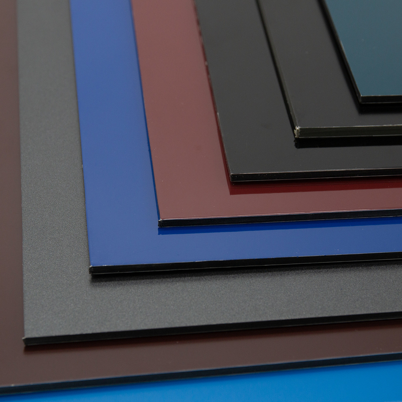 Wytrzymałość na łuskanie Więcej niż 7N/mm PVDF Aluminiowy Panel Kompozytowy Ognioodporny Stopień B1/A2