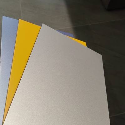 4 * 8 Jednolity kolor Aluminiowy panel kompozytowy Arkusze ACP Powłoka PVDF