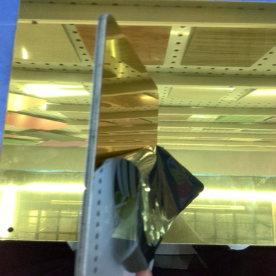 Aluminiowy panel kompozytowy lustro Wysoki połysk 6000 mm Długość rdzeń polietylenowy 3-6 mm