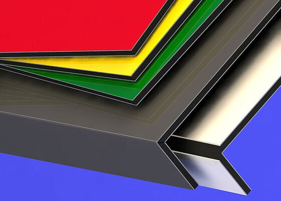 ALUDONG Wysokiego połysku FEVE Aluminiowy złożony panel z trwałością